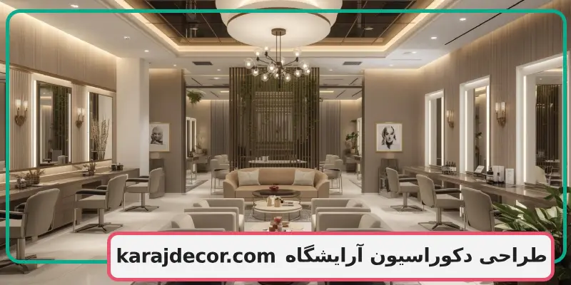 طراحی دکوراسیون آرایشگاه