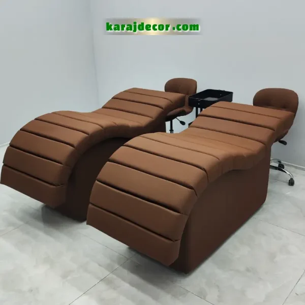 تخت آرایشگاه تمام چرم