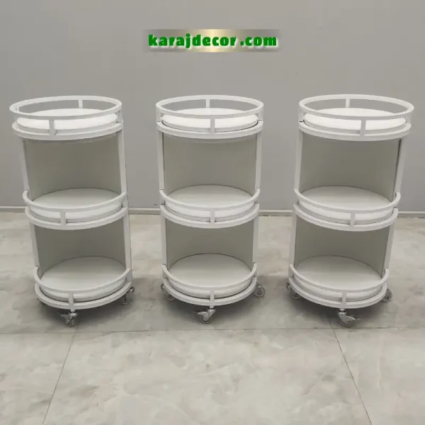 ترولی فلزی آرایشگاه 001